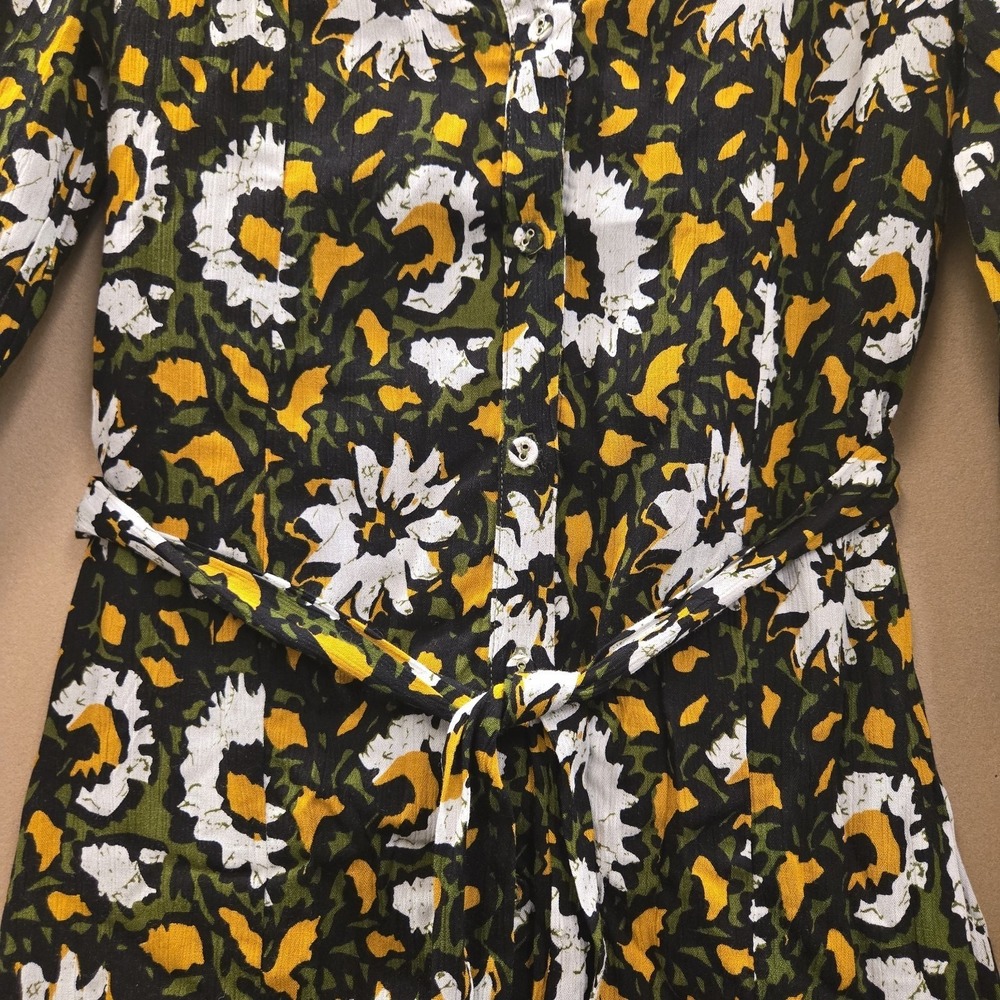 Walter Baker Cottagecore Floral Collared Dress Dark‎ Academia Whimsygoth - Picture 8 of 14